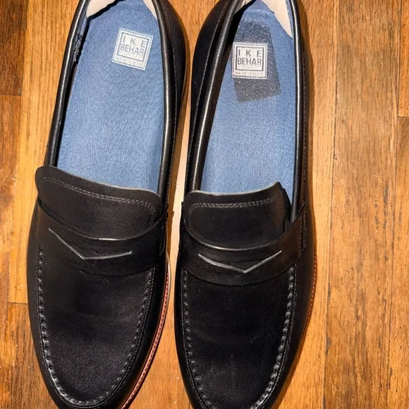 Ike Behar Black Leather Loafers Like New - Picture 10 of 10